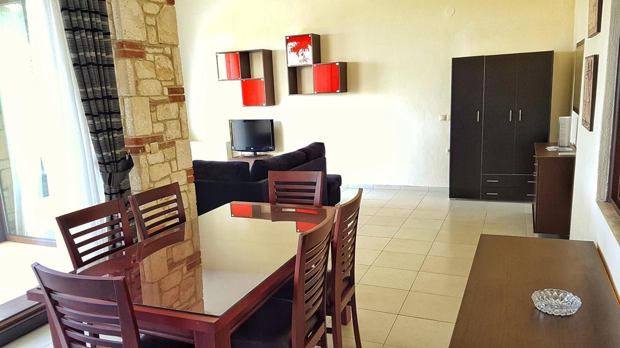 Bungalow White Tennis Apartments & Suites Pefkochori Rom bilde